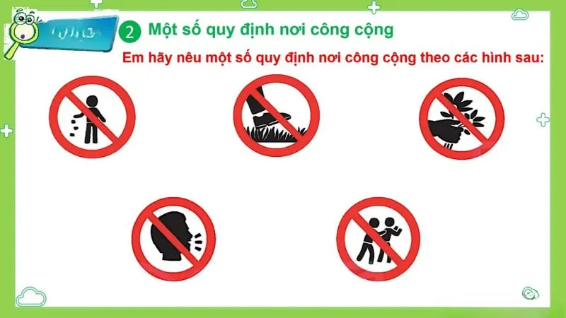 Các quy định cơ bản nơi công cộng  2