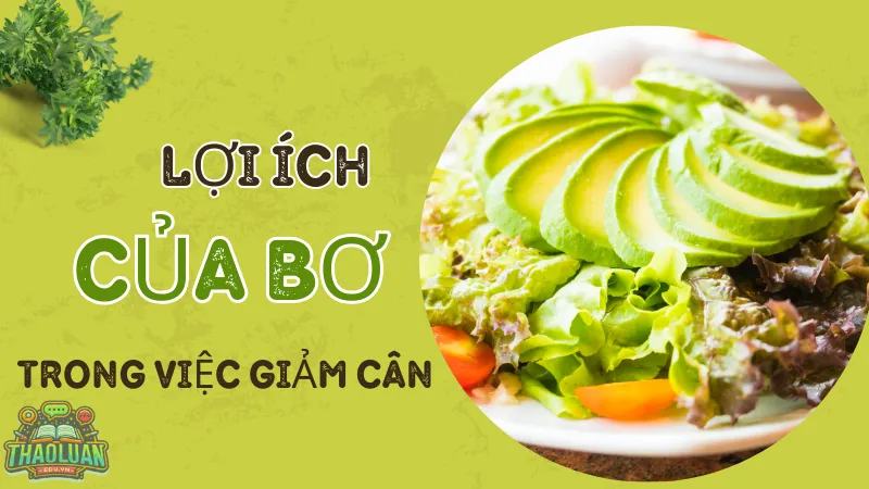 Lợi ích của bơ trong việc giảm cân