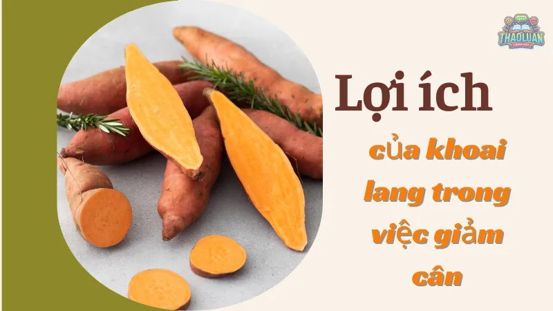 Lợi ích của khoai lang trong việc giảm cân