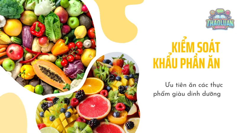  Kiểm soát khẩu phần ăn