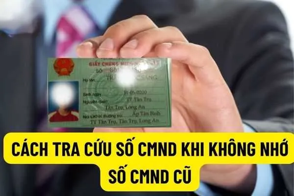 tra cứu số CMND cũ 9 số 1