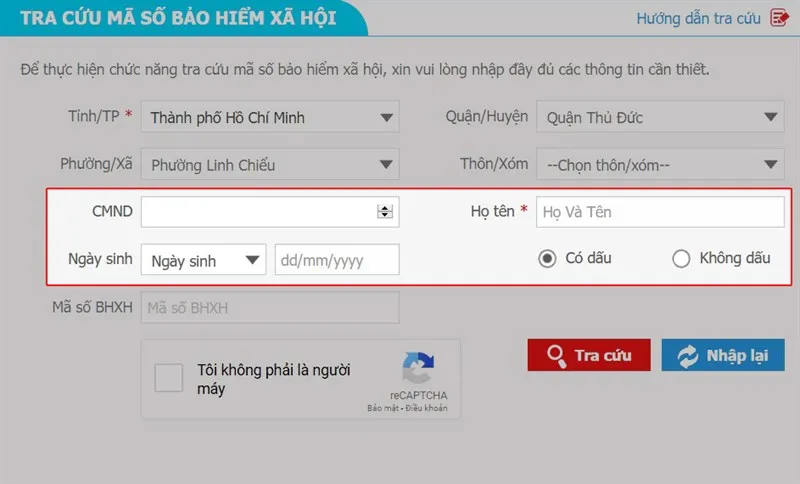 tra cứu bảo hiểm xã hội 1