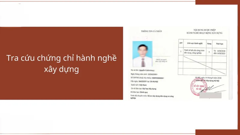 tra cứu chứng chỉ hành nghề xây dựng 7