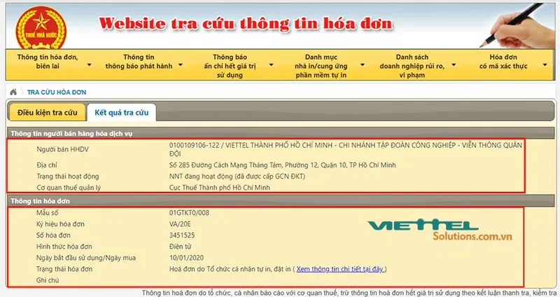 tra cứu hóa đơn điện tử 3