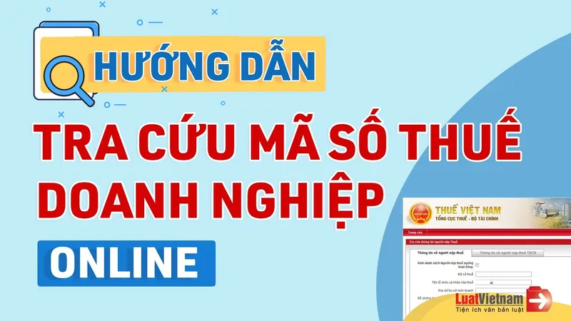 tra cứu mã số thuế doanh nghiệp 5