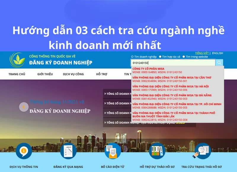 tra cứu ngành nghề kinh doanh 6