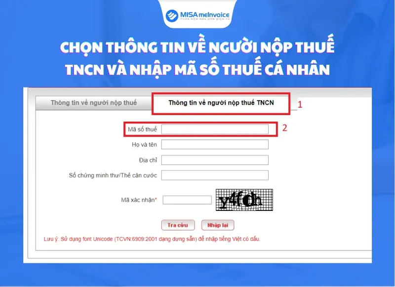 tra cứu người nộp thuế 3