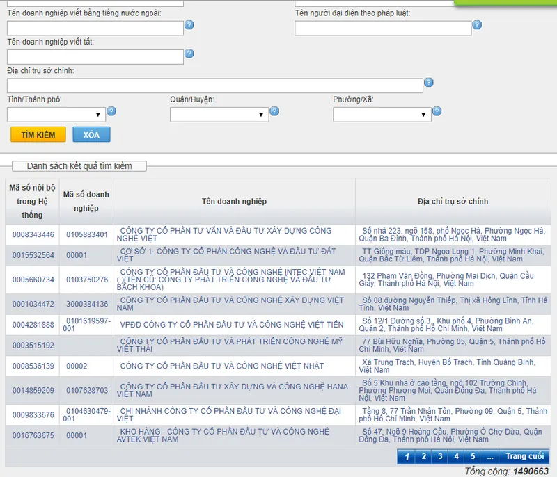 tra cứu thông tin doanh nghiệp 4