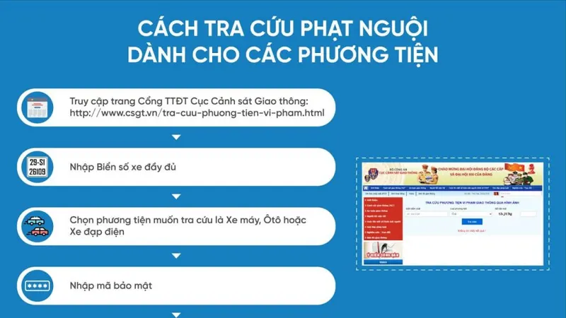 Tra cứu vi phạm giao thông 3