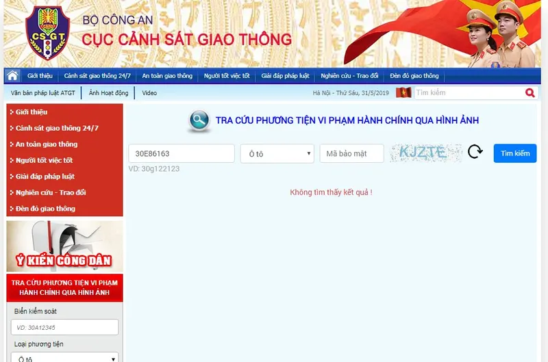 Tra cứu vi phạm giao thông 5